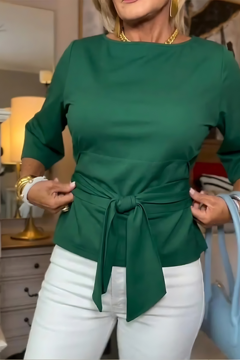 Flattering Tie-Waist Top