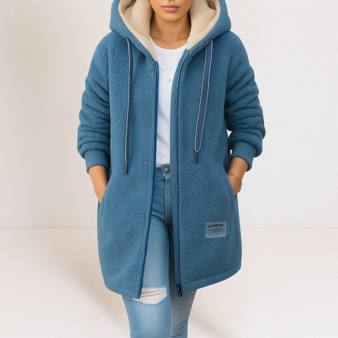 GWEN | Hooded jacket with full-length zip