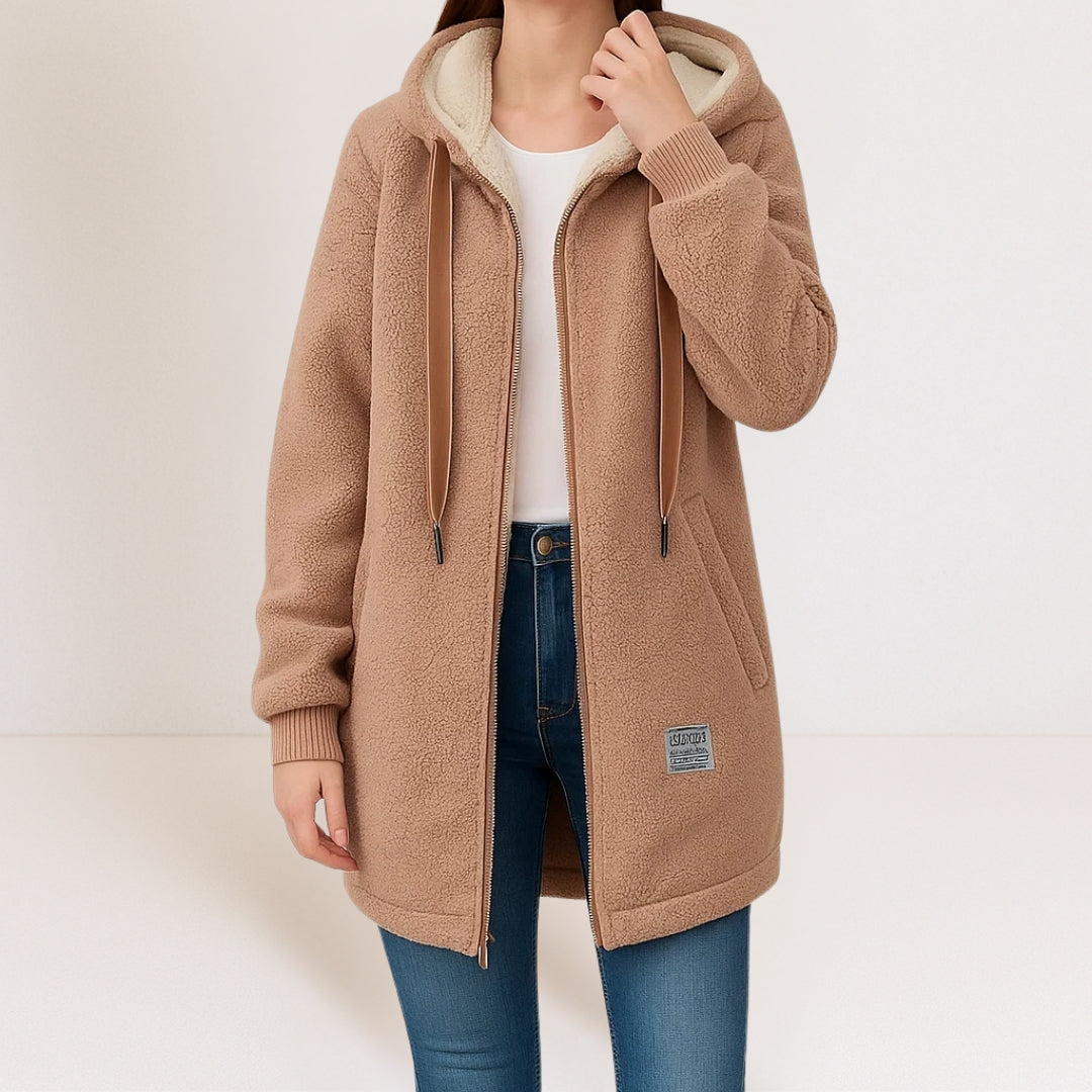 GWEN | Hooded jacket with full-length zip