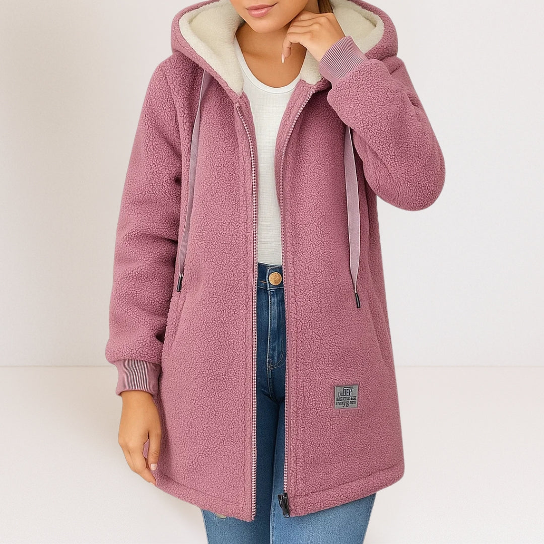 GWEN | Hooded jacket with full-length zip