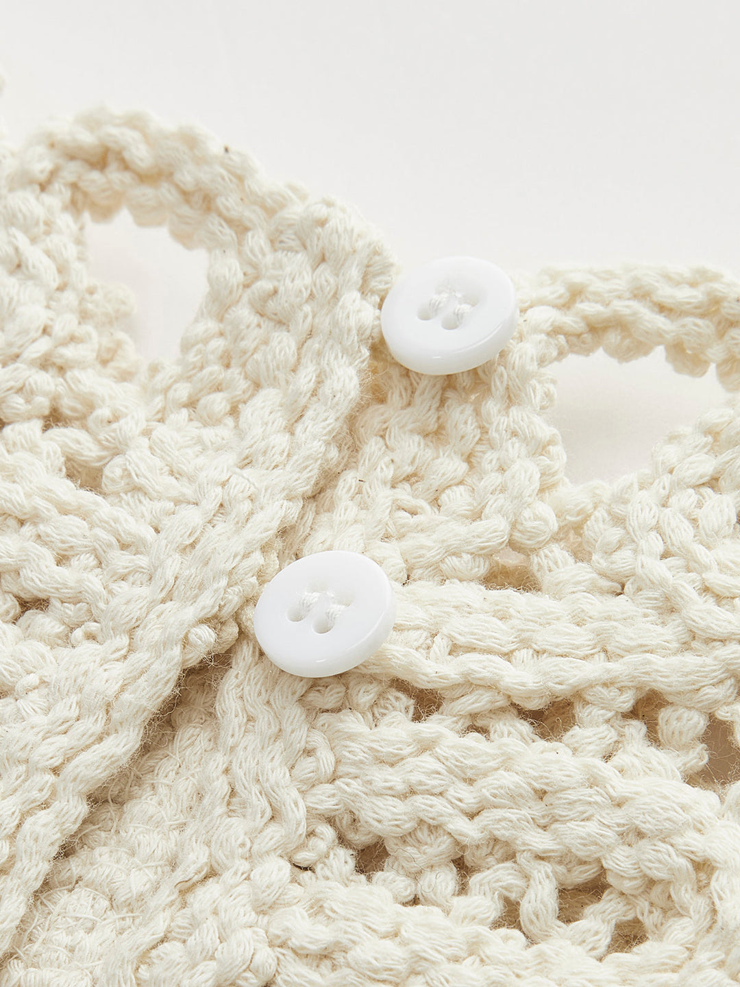 Floral Crochet Hollow Out Sweater Vest