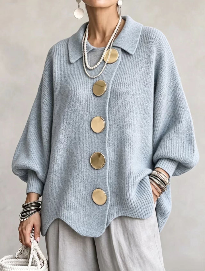 RUTH | Oversized collared cardigan