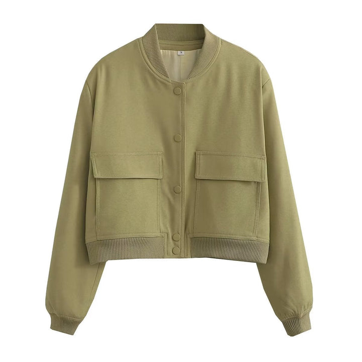 Women's Maven Cropped Bomber Jacket