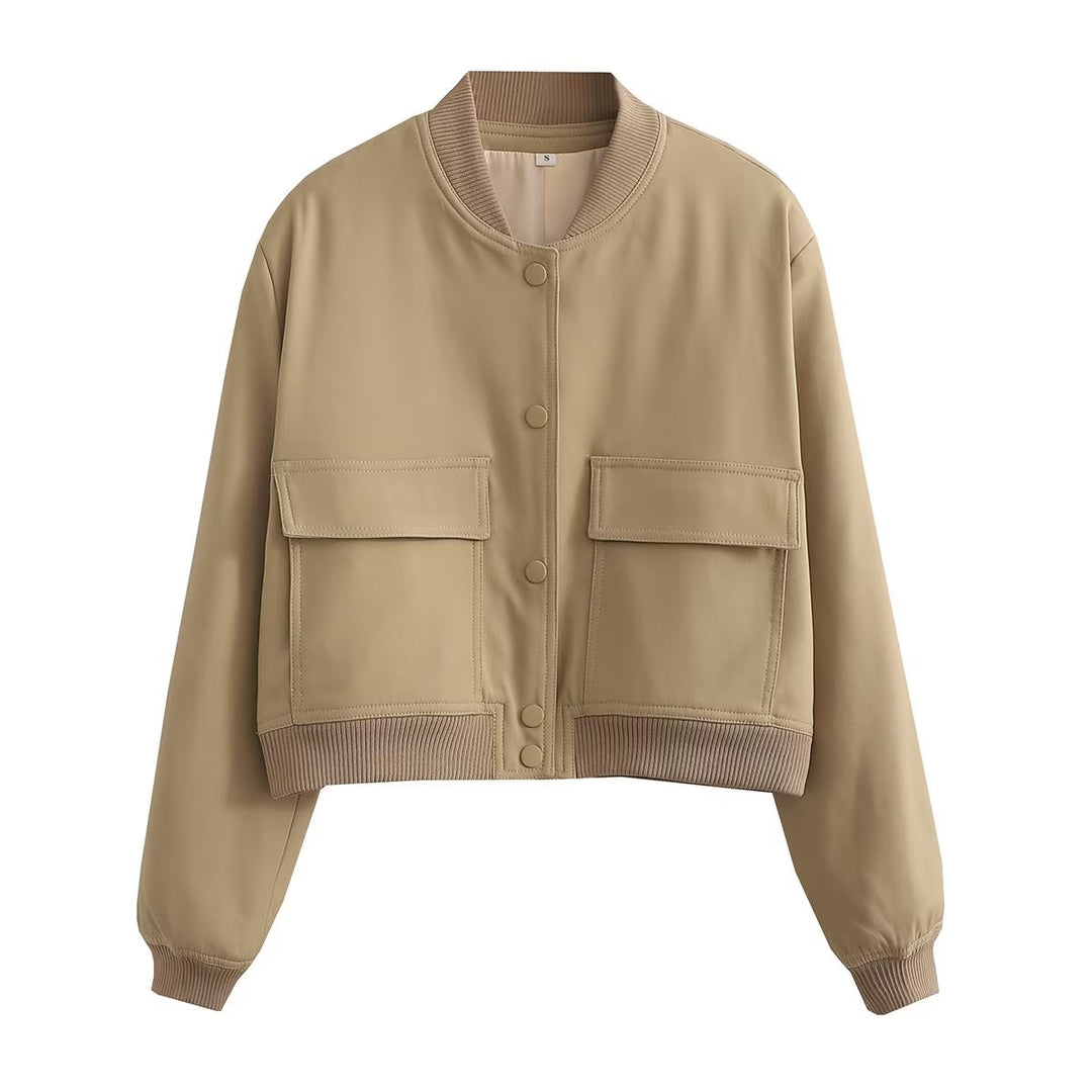 Women's Maven Cropped Bomber Jacket