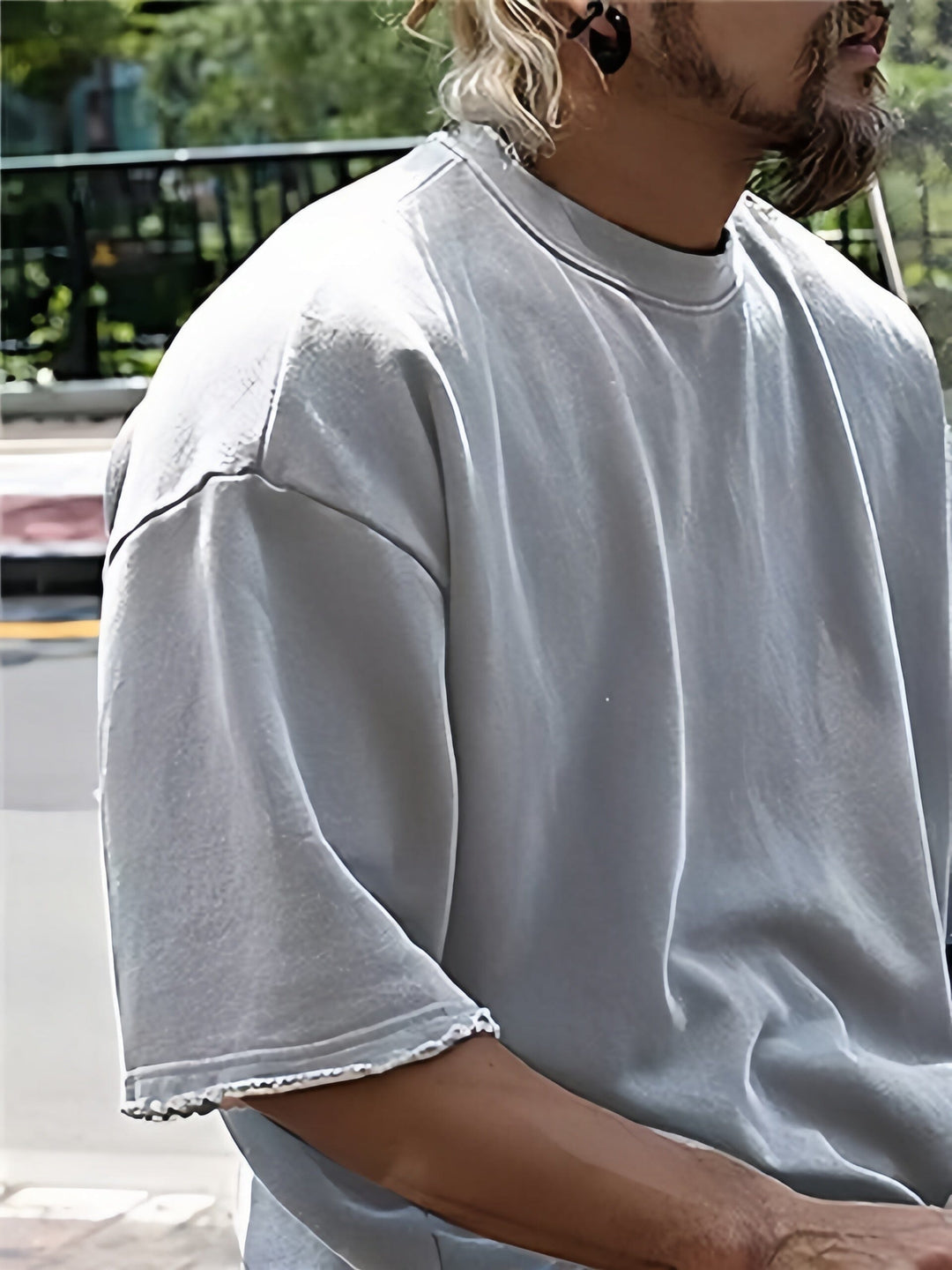 Casual Loose Fit Solid Sports Sets