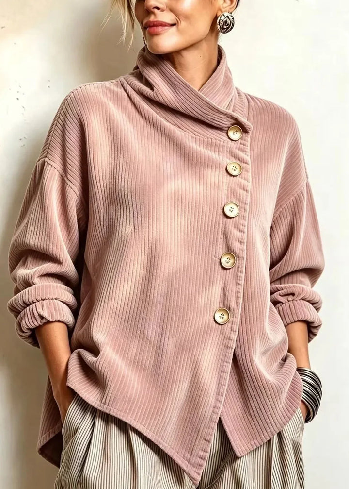 AMBER | Corduroy button-up top