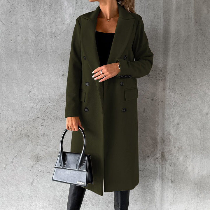 Women's Tailored Double-Breasted Coat