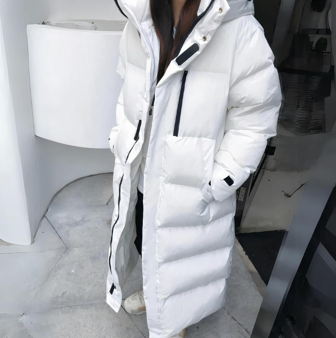 Long Women's Water and Windproof Winter Parka
