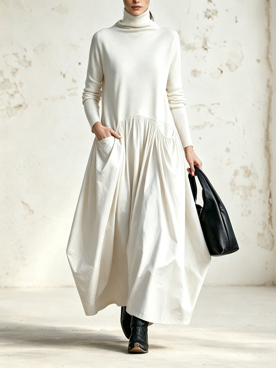 Sloane | High Neck Pocket Maxi