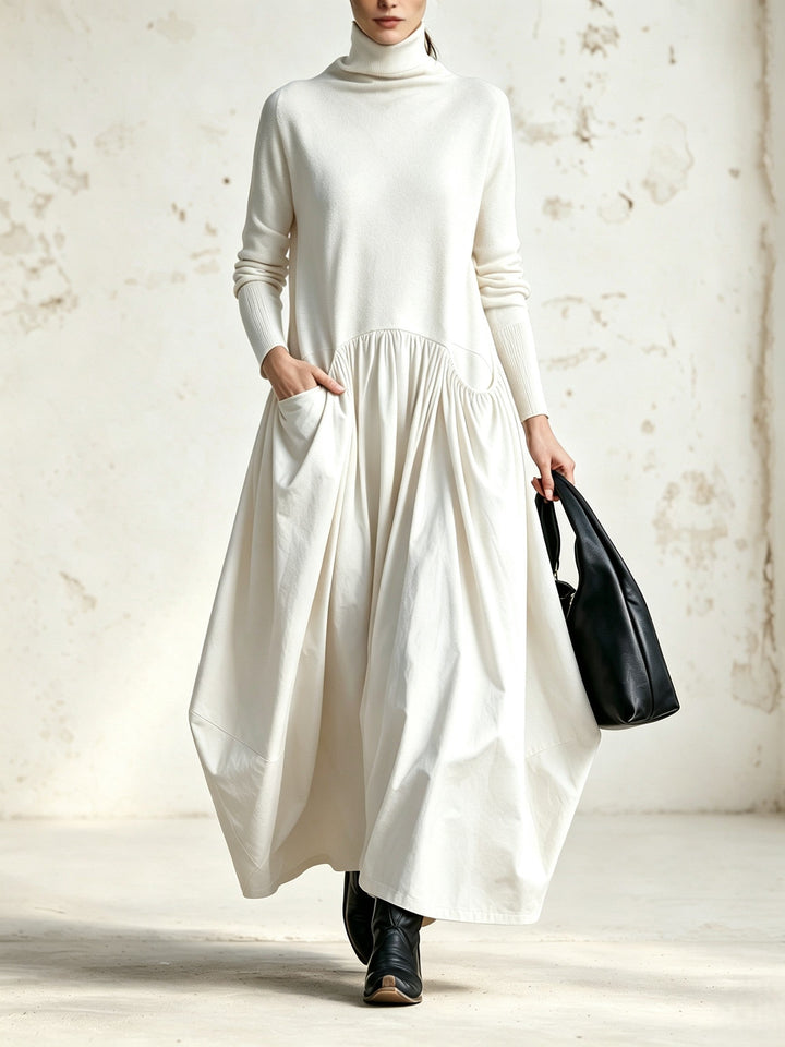 Sloane | High Neck Pocket Maxi