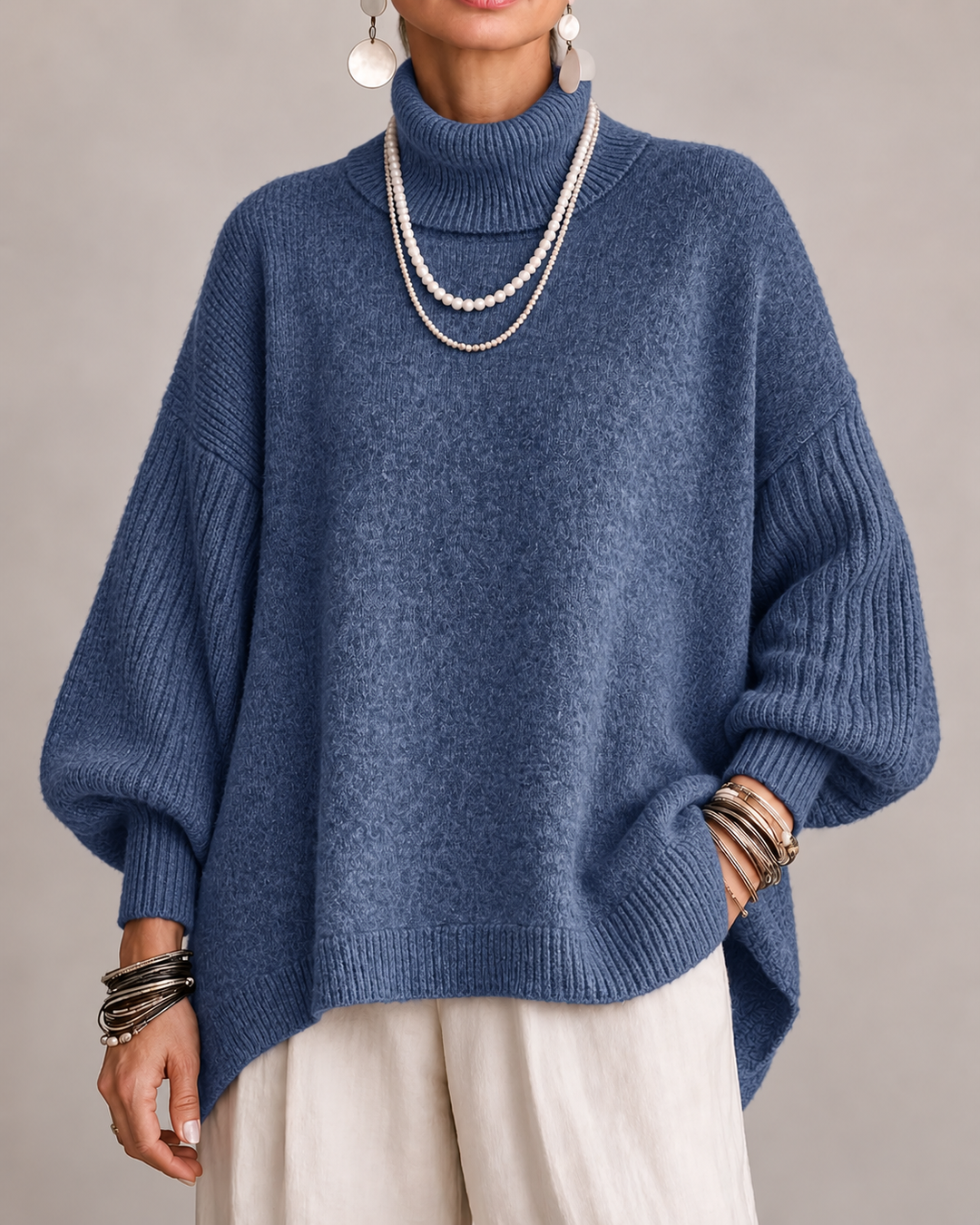 Lucienne Cozy Draped Wrap