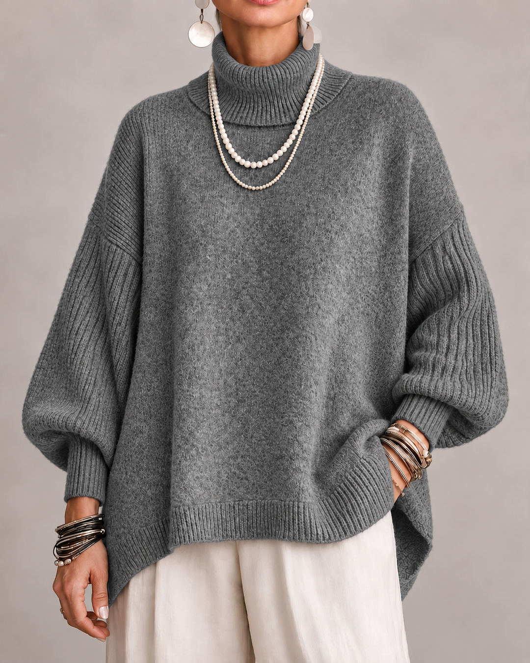 Lucienne Cozy Draped Wrap