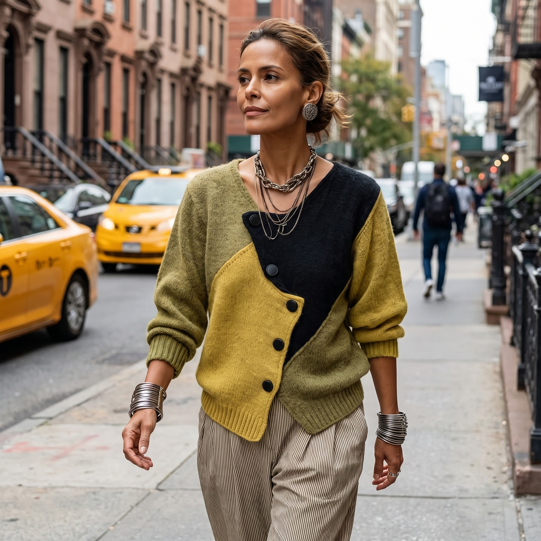 Weston™ | Color-Block Knit Sweater
