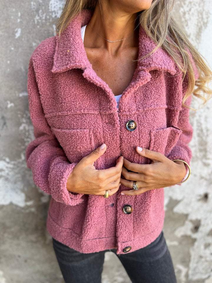 Stylish Fall Teddy Fleece Jacket