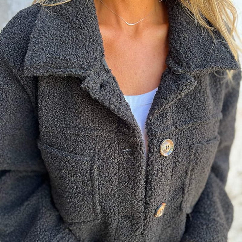 Stylish Fall Teddy Fleece Jacket