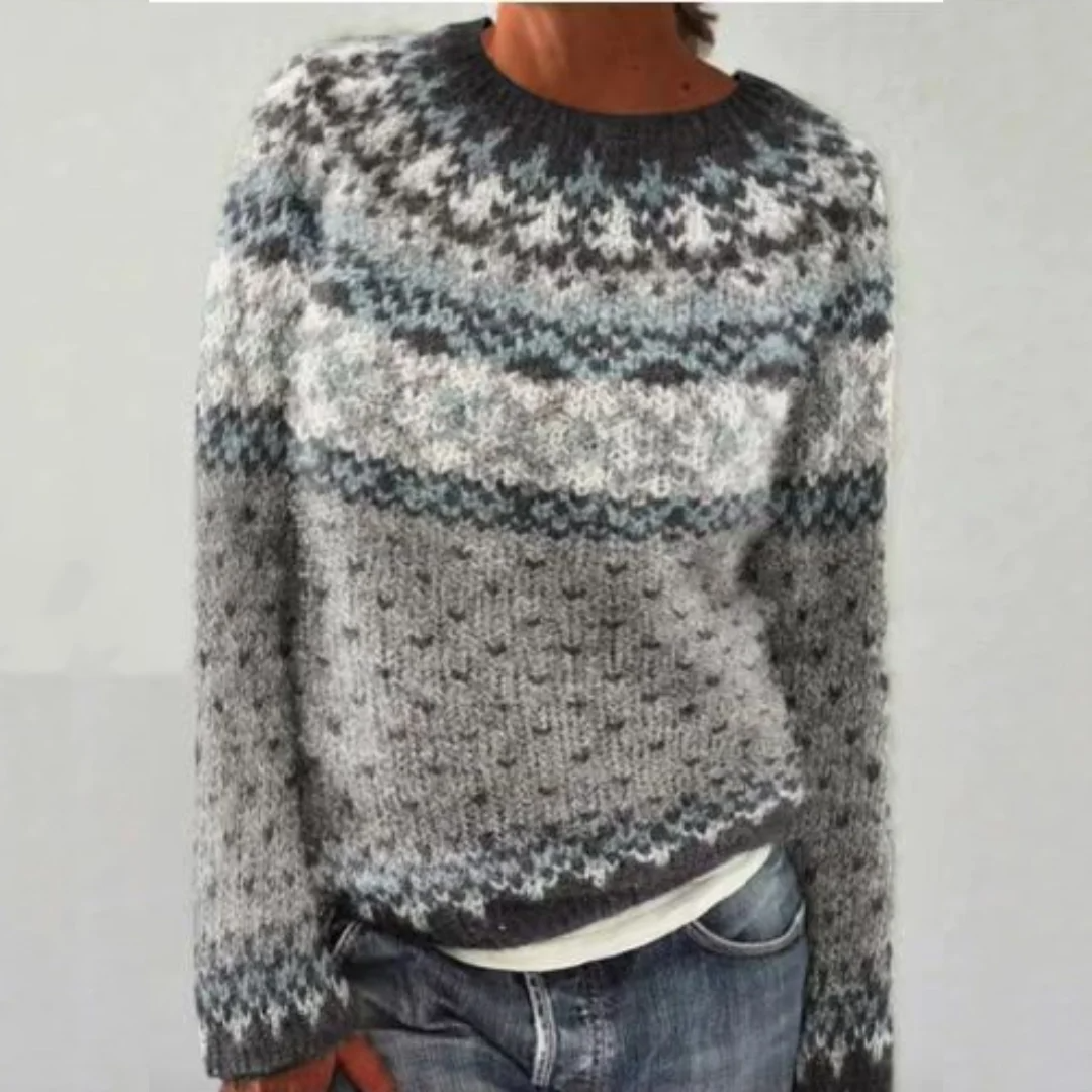 Peyton | Comfortable Retro Wave Sweater