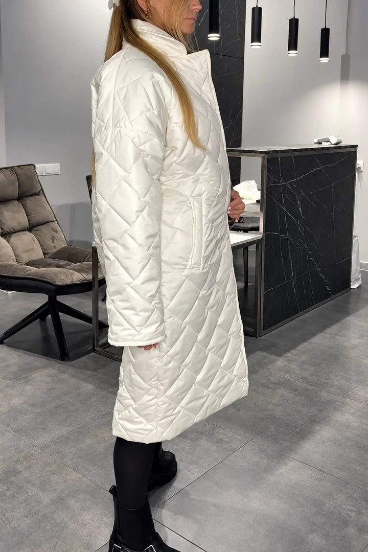 Kendall | Quilted Leopard-Lined Coat